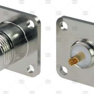 N FLANGIA PER USO LINEARI IN TEFLON, Cu/Be-Pin 4 peri
