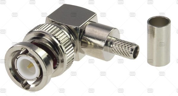 BNC ANGOLARE SPINA CRIMP (5 MM CAVO)