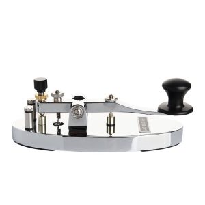VGC Vero CK-20 chiave manuale, acciaio galvanizzato, pulsante nero Tasto Telegrafico